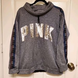 PINK Turtle Neck Pullover